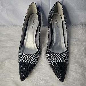 Black and White Heels